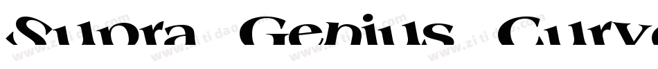 Supra Genius Curves BRK字体转换